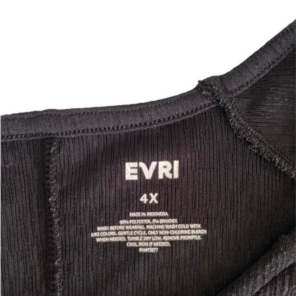 Evri Black Top Size 4X - Picture 4 of 7